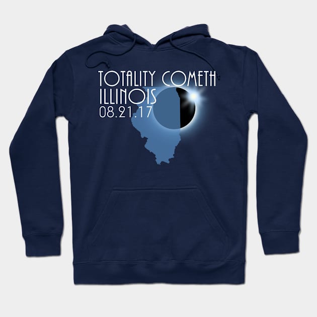 Total Eclipse Shirt - Totality ILLINOIS Tshirt, USA Total Solar Eclipse T-Shirt August 21 2017 Eclipse T-Shirt T-Shirt T-Shirt Hoodie by BlueTshirtCo